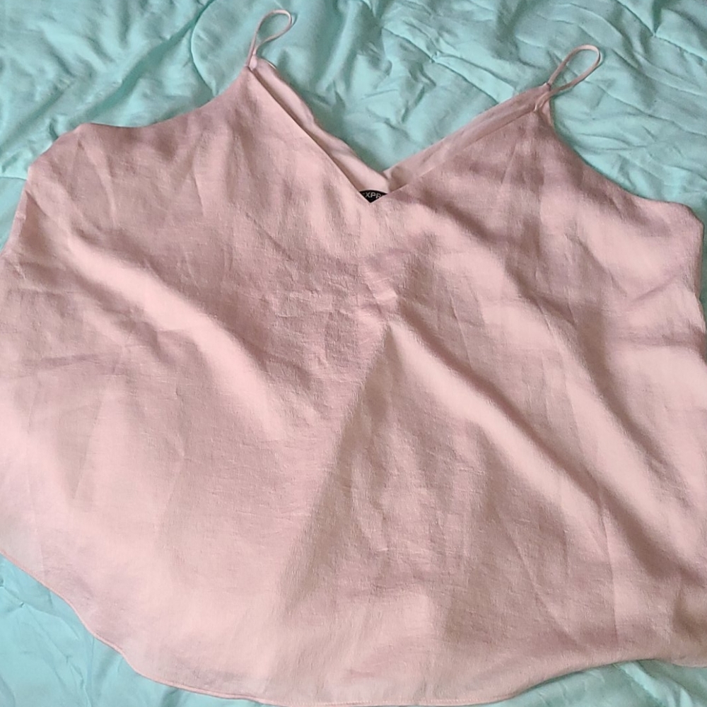 Pink size XL flowy tank